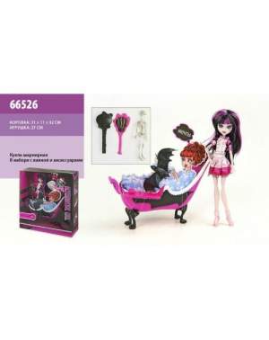 Кукла Monster High 66526 шарнир.,с ванной,аксесс.,в кор. 32,5*30,5*11см