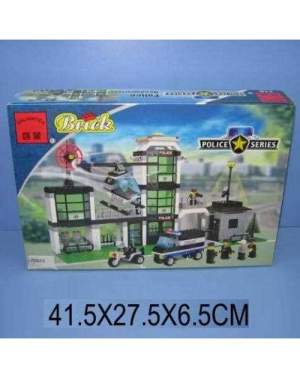 Конструктор Brick 110 Полиция участок,в кор. 41,5*27,5*7см