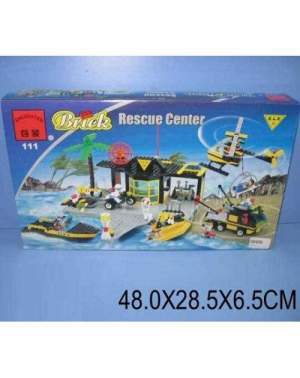 Конструктор Brick 111 Полиция причал,от 7-ми лет,в кор. 47,6*28,5*6,5см